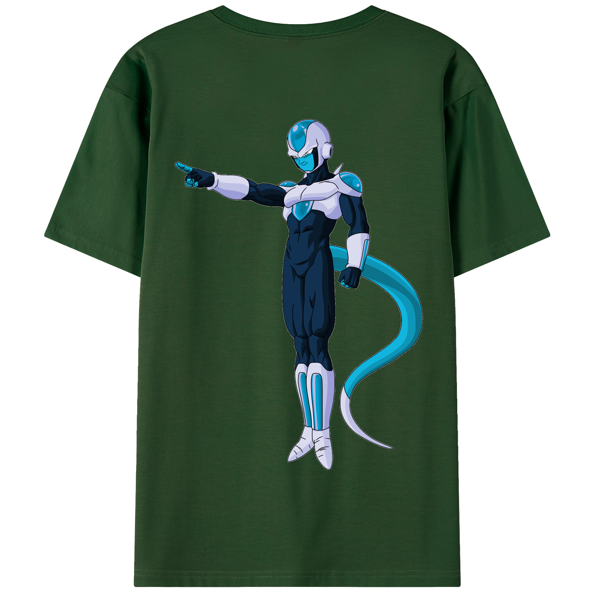 （画像用） ドラゴンボール フリーザ DRAGON BALL Frieza 綿100％半袖Tシャツ（背面プリント）